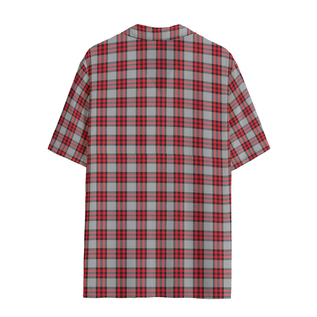 Ohio State Tartan Plaid Buckeyes Women's Hawaii Shirt | Rayon