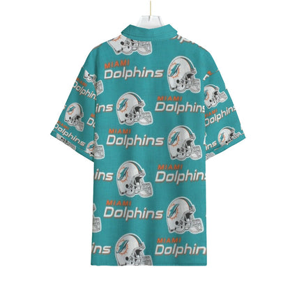 Miami Football Game Day All-Over Print Unisex Shirt With Folding Sleeve