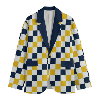 Michigan - Wolverines game Day Flat Lapel Collar Blazer