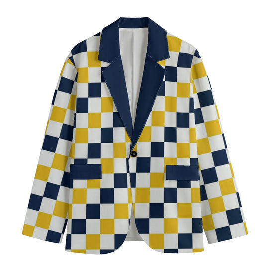 Michigan - Wolverines game Day Flat Lapel Collar Blazer
