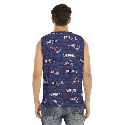 New England Football Game Day All-Over Print Men's O-neck Tank Top