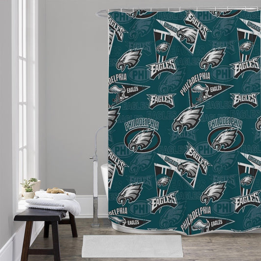 Philadelphia Football Game Day Shower Curtains 150（gsm）