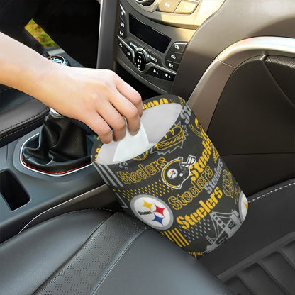 Minimalist Fabric Car Trash Can