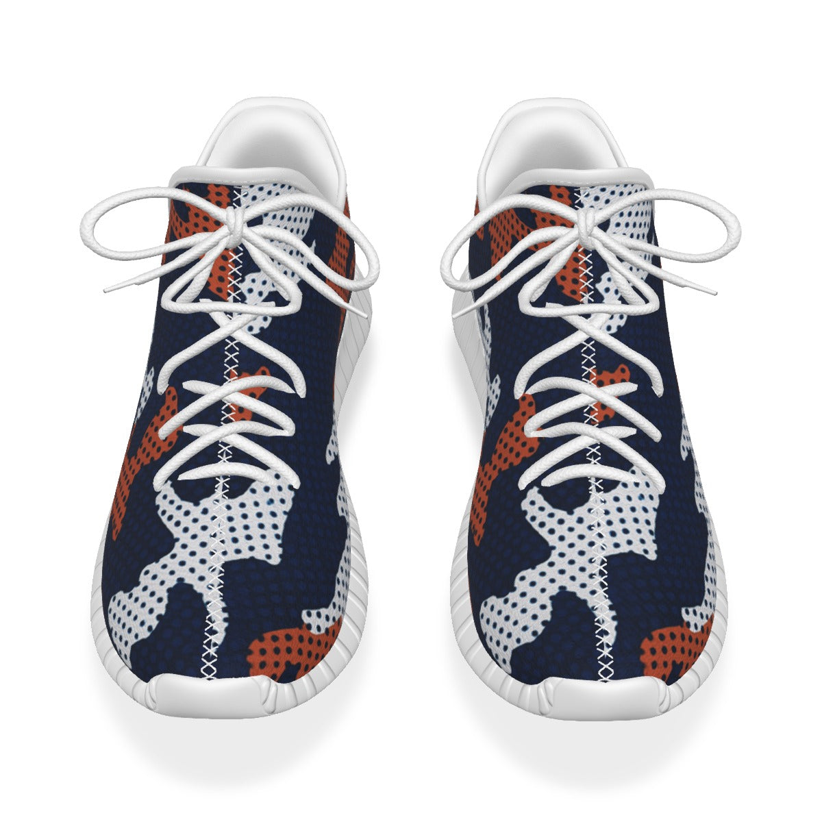 Urban Legend Auburn Tigers Navy Orange White Camo Coconut Sneakers