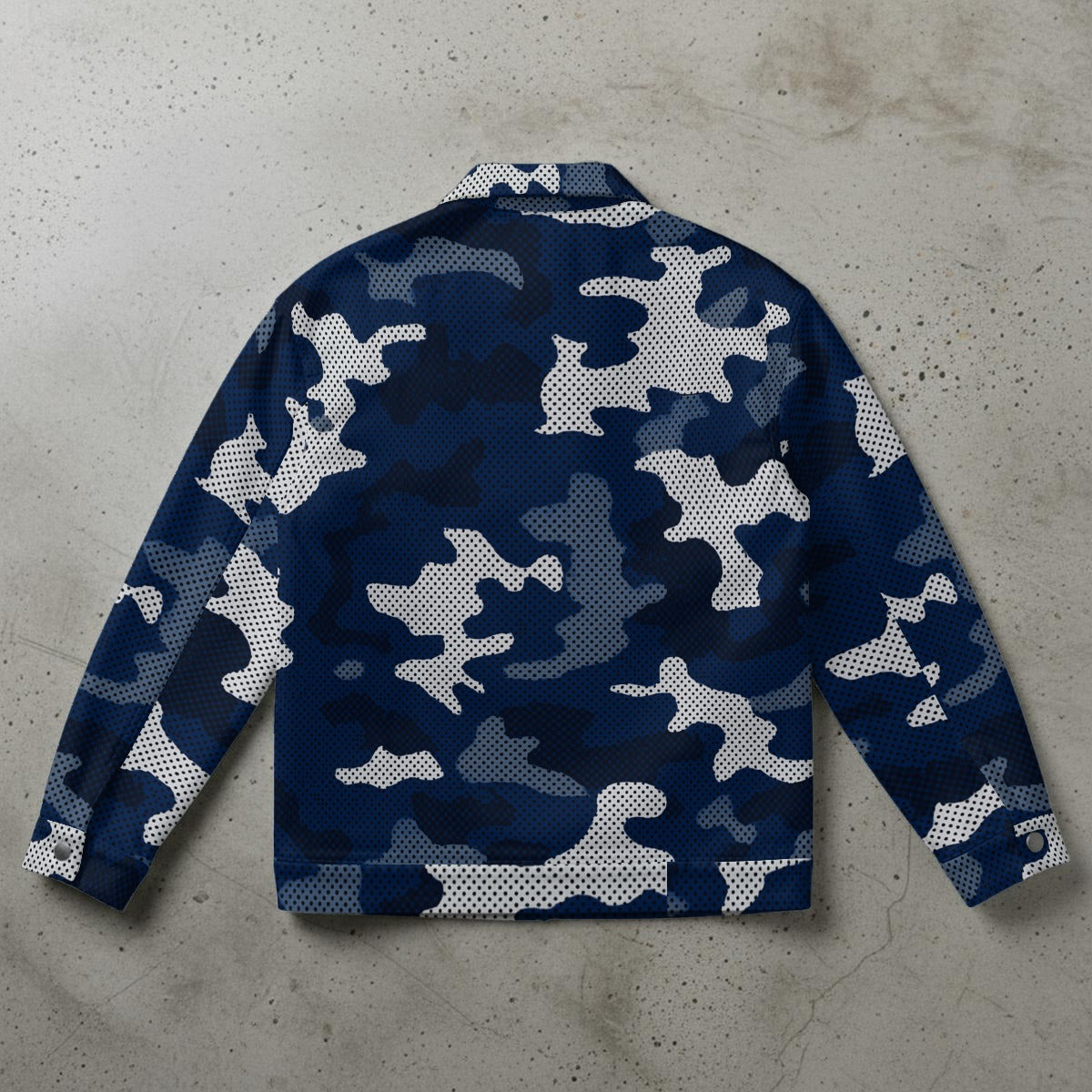 Urban Legend Penn State  Blue White Camo Unisex Collared Jacket