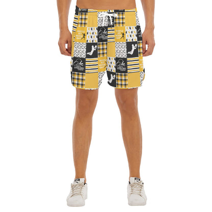 Pittsburgh Steelers All-Over Print Men's Side Split Running Sport Shorts