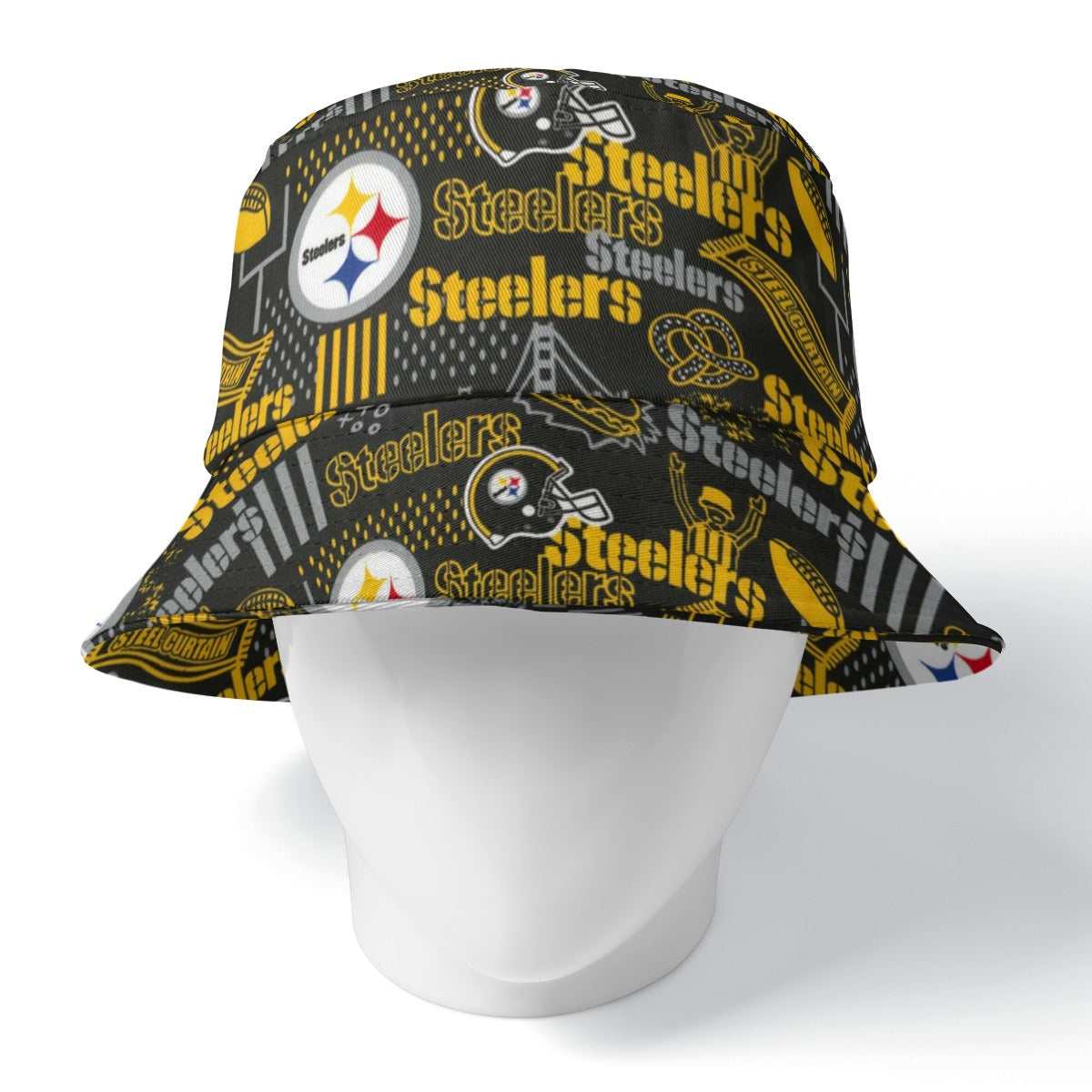 Urban Legend Pittsburgh Steelers Double-Side Printing Bucket Hat