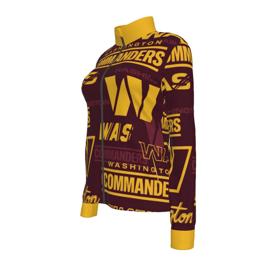 Washington Commanders Women's Long Sleeve Thumbhole Jacket|230GSM