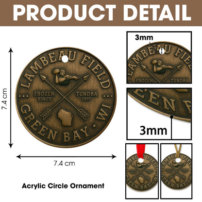 Round Christmas Ceramic Decoration Ornaments