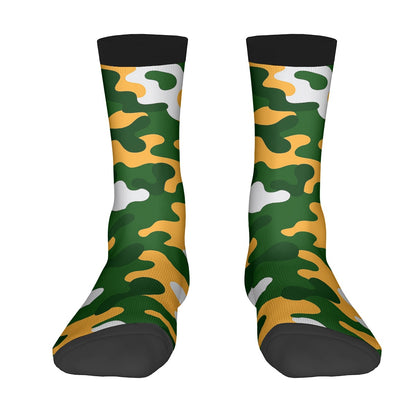 Green Bay Football Game Day Contrast Color Socks For the USA