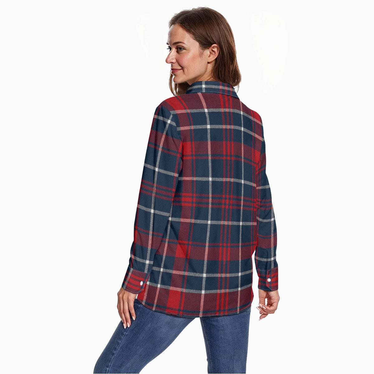 Arizona - Wildcats tartan plaid  Women's Long Sleeve Shirt