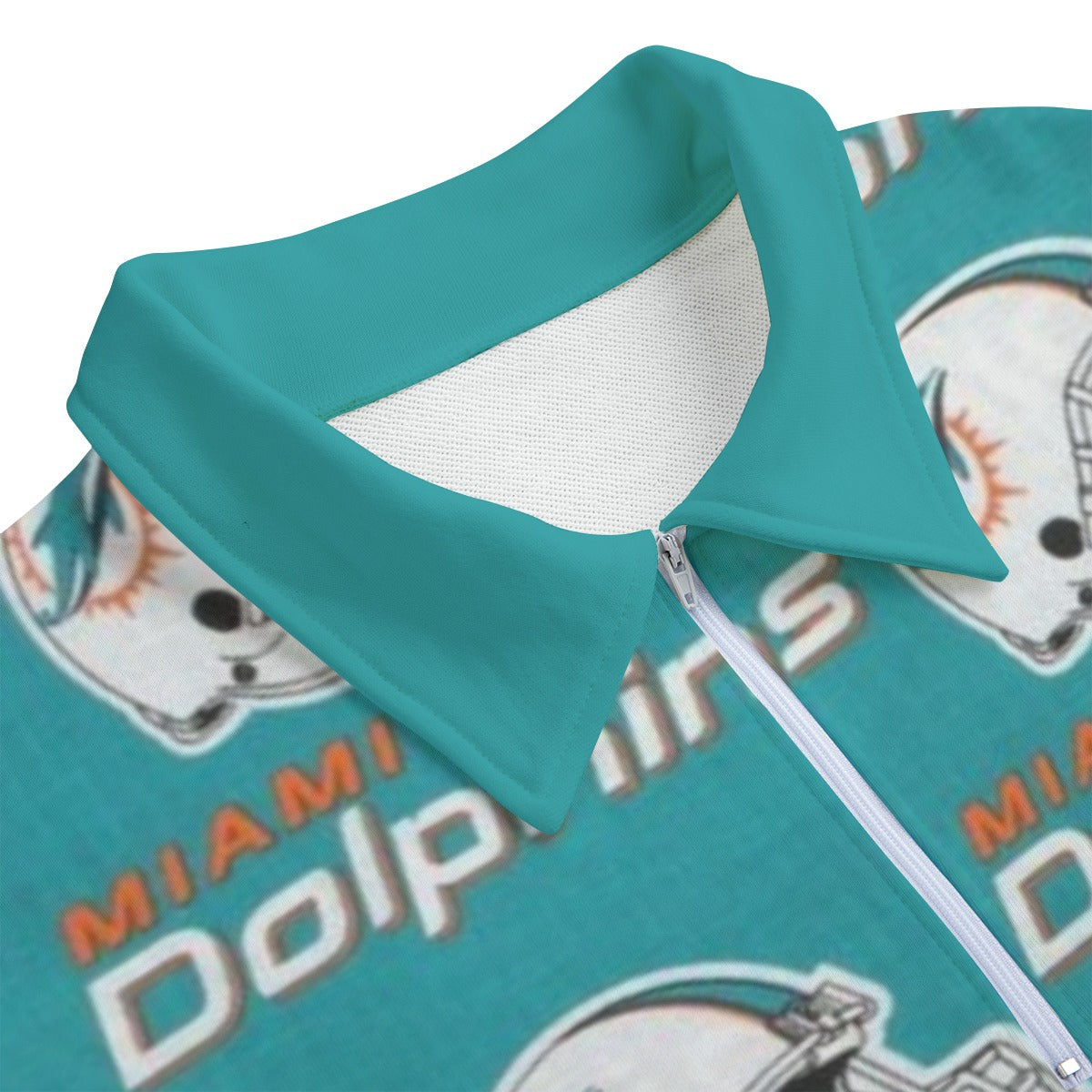 Miami Football Game Day All-Over Print Unisex Lapel Sweatshirt | 310GSM Cotton