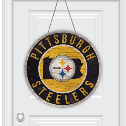 Round House Number Door Hanger