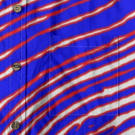 Buffalo Bills Zubaz Men's Breathable Cotton Shirt|125GSM