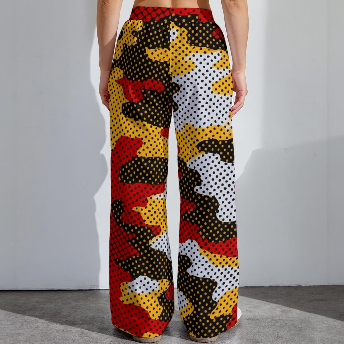 Maryland - Terrapins camo Women's High-Stretch Casual Pants|290GSM