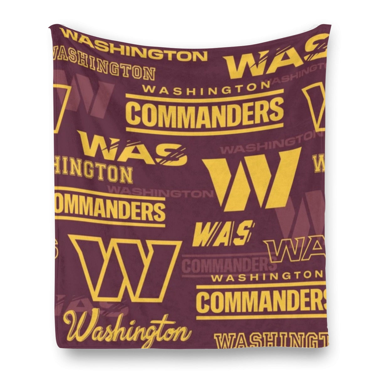 Washington Commanders Single-Side Printing Flannel Blanket