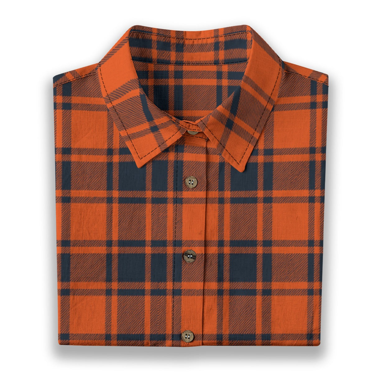 Illinois Urbana - Fighting Illini Tartan Plaid Women's Shirt | 125GSM Cotton