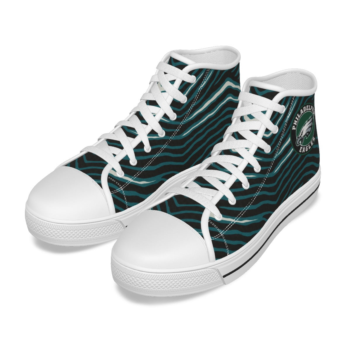 Philadelphia Football Game Day Kid's Canvas Shoes