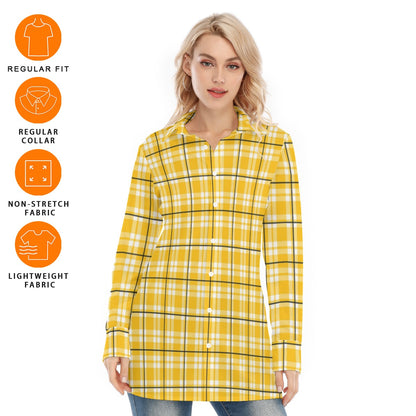 All-Over Print Women's Long Shirt