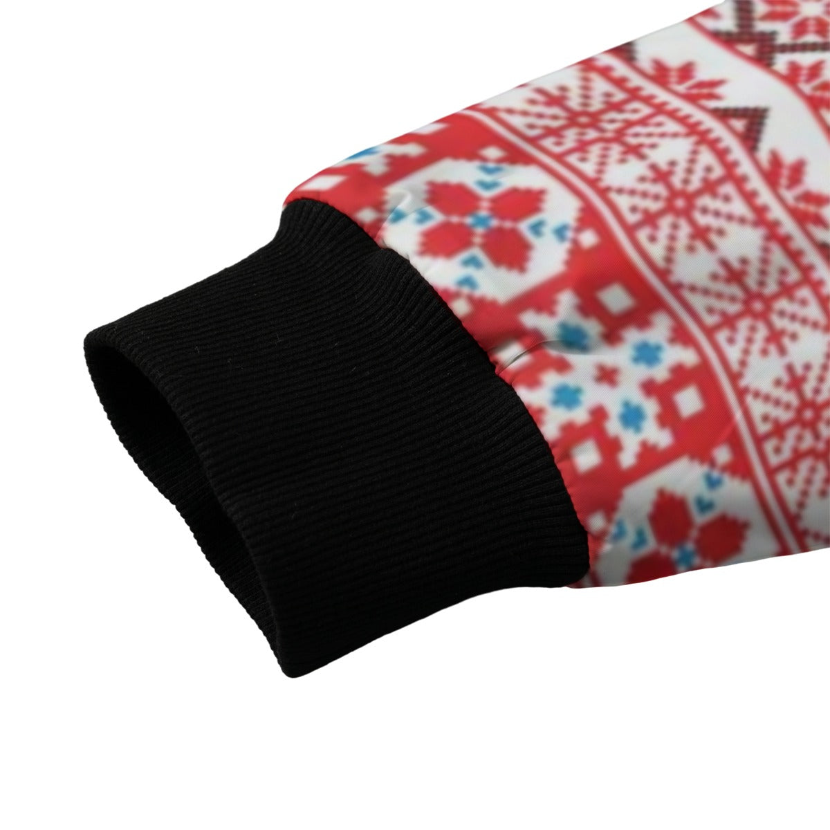 Urban Legend Snow Christmas Inspired Pattern American Culture Fleece Bomber Jacket