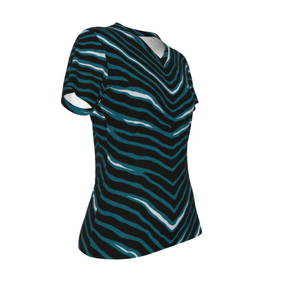 Philadelphia Football Game Day All-Over Print Women's V-neck T-shirt