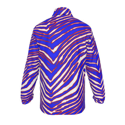 Buffalo Bills Zubaz Men's Stand-up Collar Zip-up Windproof Jacket