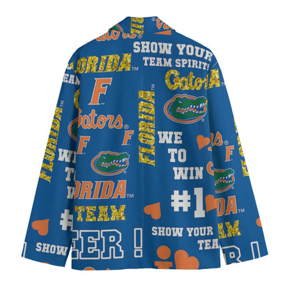 Florida - Gators Suit Lapel Collar Blazer