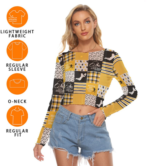 All-Over Print Women's Mesh Long Sleeves T-shirt