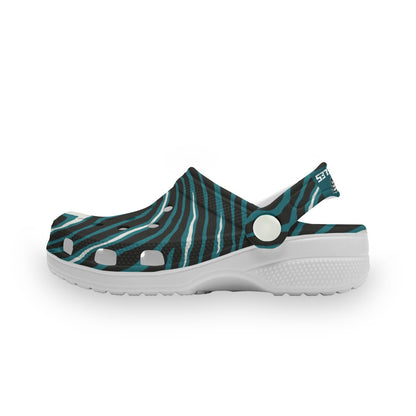 Philadelphia Football Game Day Children's Hole Shoes