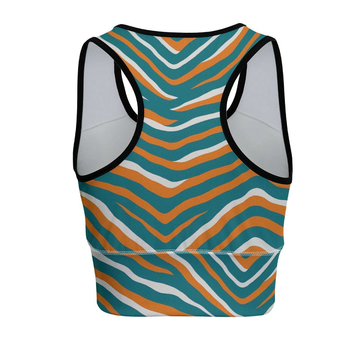 Miami Football Game Day All-Over Print Women's Sports Bra|210GSM
