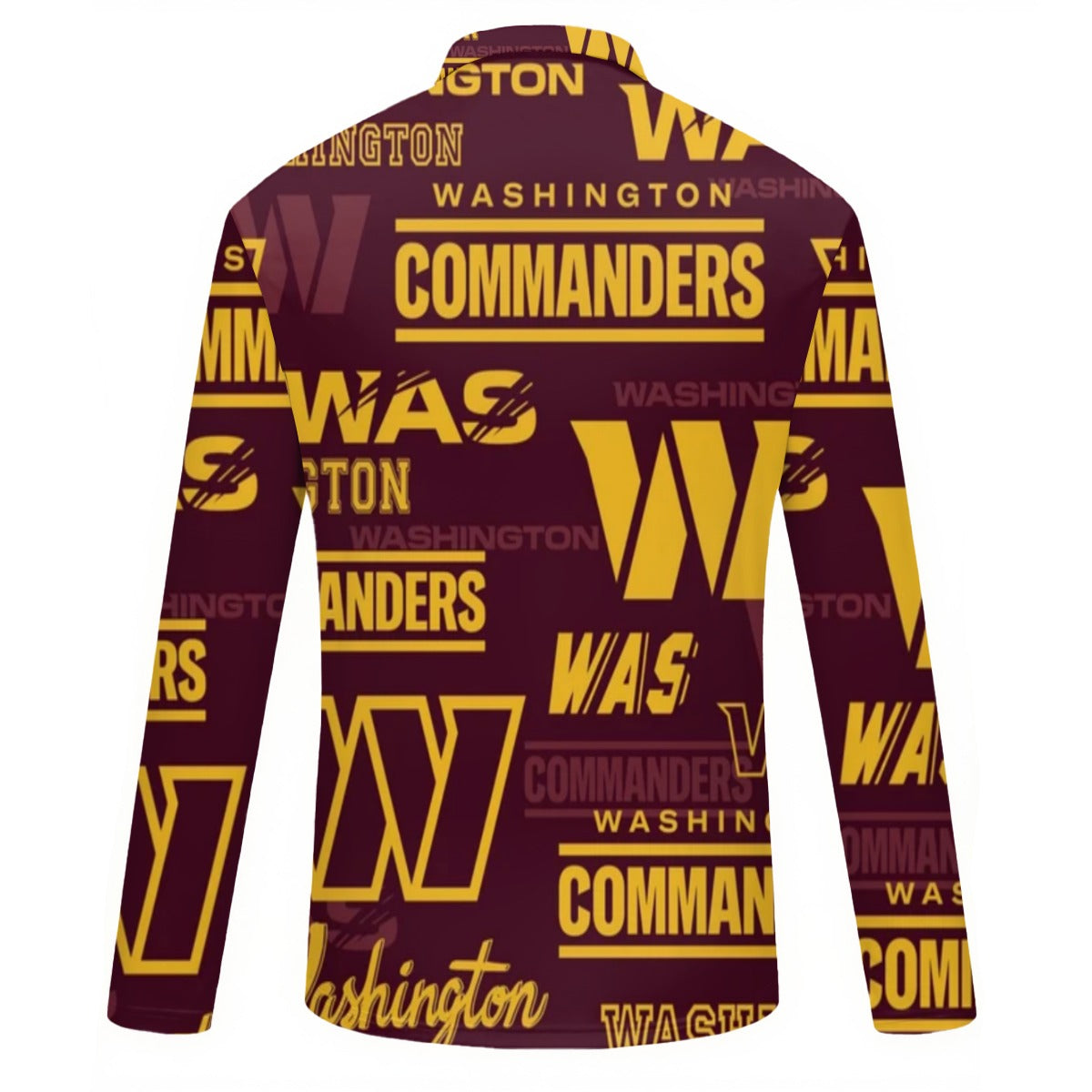 Washington Commanders Women's Quarter Zip Sport Shirt With  Long Sleeve
