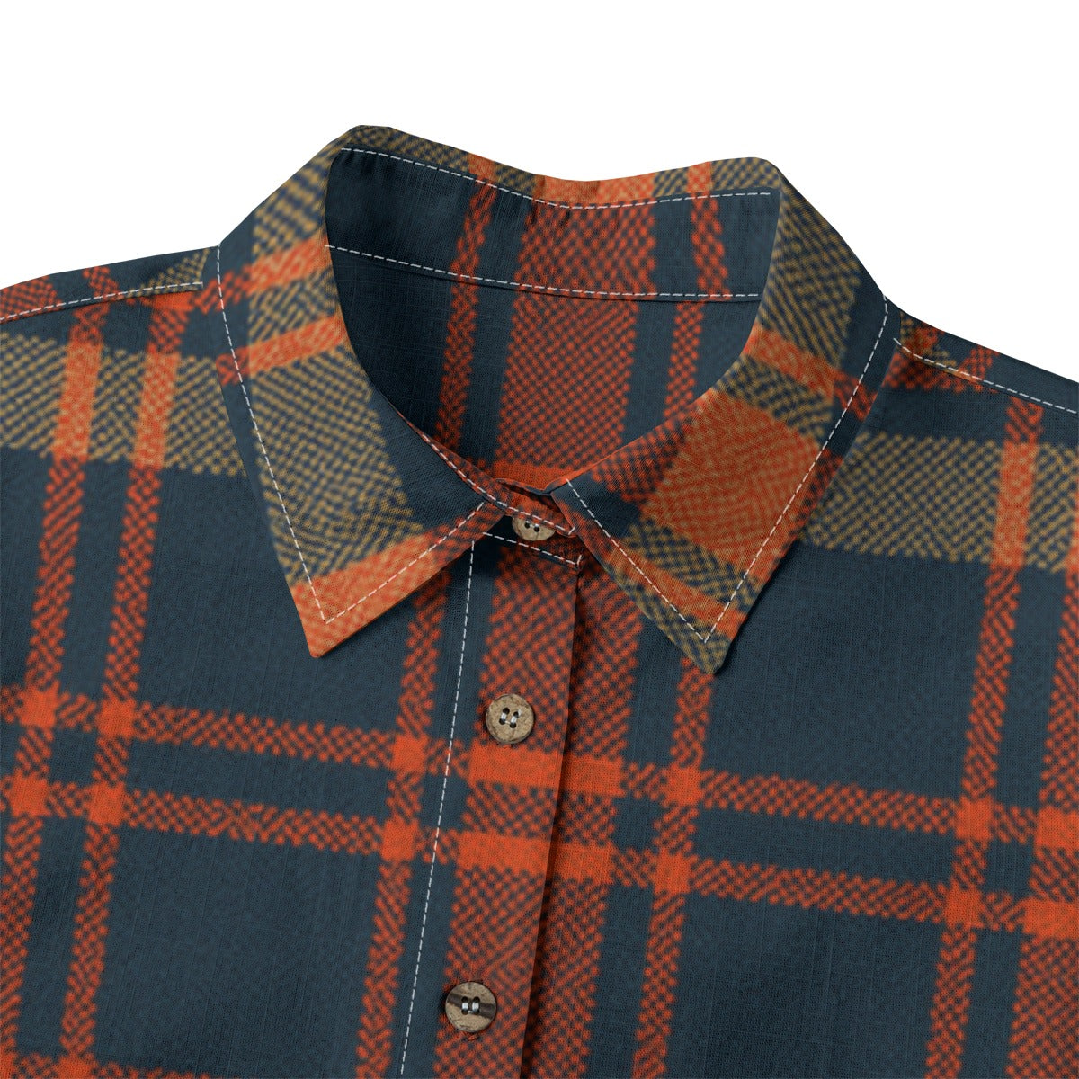 Auburn - Tigers Tartan Plaid Women's Shirt | 125GSM Cotton
