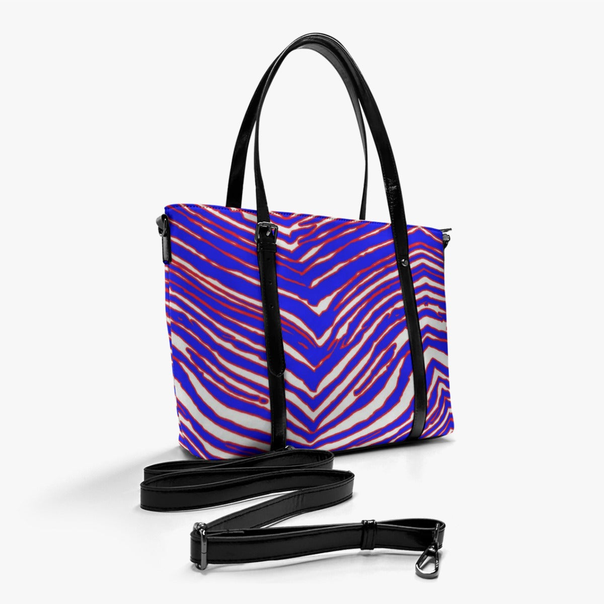 Buffalo Bills Zubaz Women's Tote Bag With Adjustable Handle
