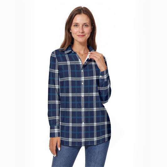 Penn State Tartan Plaid Nittany Lions  Women's Long Sleeve Shirt