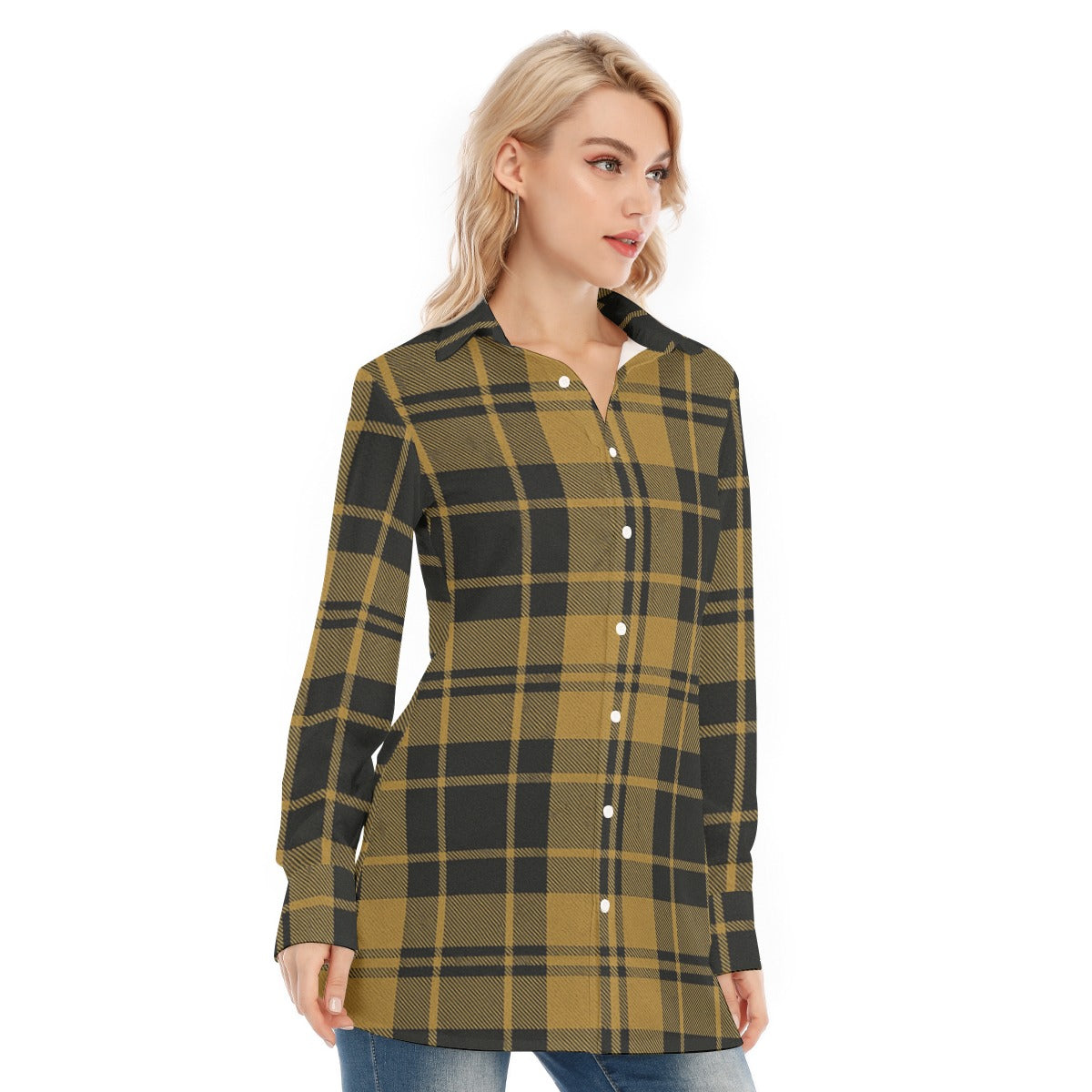 Central Florida - Knights Tartan plaid  Women's Long Shirt