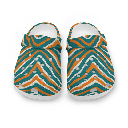 Miami Football Game Day Children's Hole Shoes