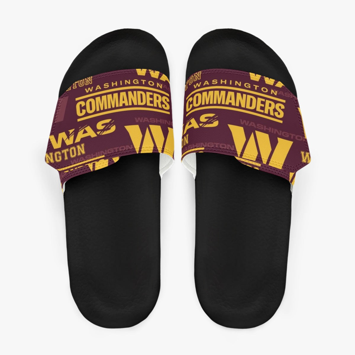 Washington Commanders Men's Velcro Slippers