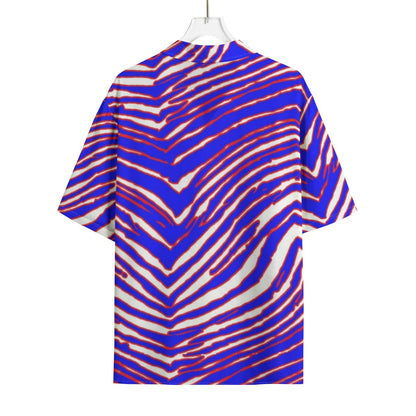 Buffalo Bills Zubaz Men's Hawaiian Rayon Shirt | 115GSM Rayon