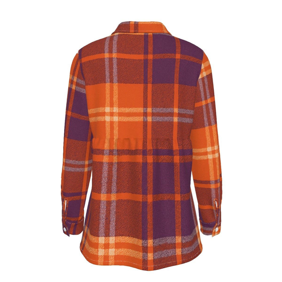 Clemson Tartan Plaid  Women's Elastic-Back Shirt