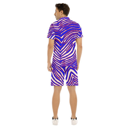Buffalo Bills Zubaz Men's Short Sleeve Shirt Set