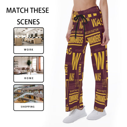 Washington Commanders Women's High-waisted Straight-leg Trousers