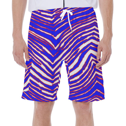 Buffalo Bills Zubaz Men's Beach Shorts With Side Pocket
