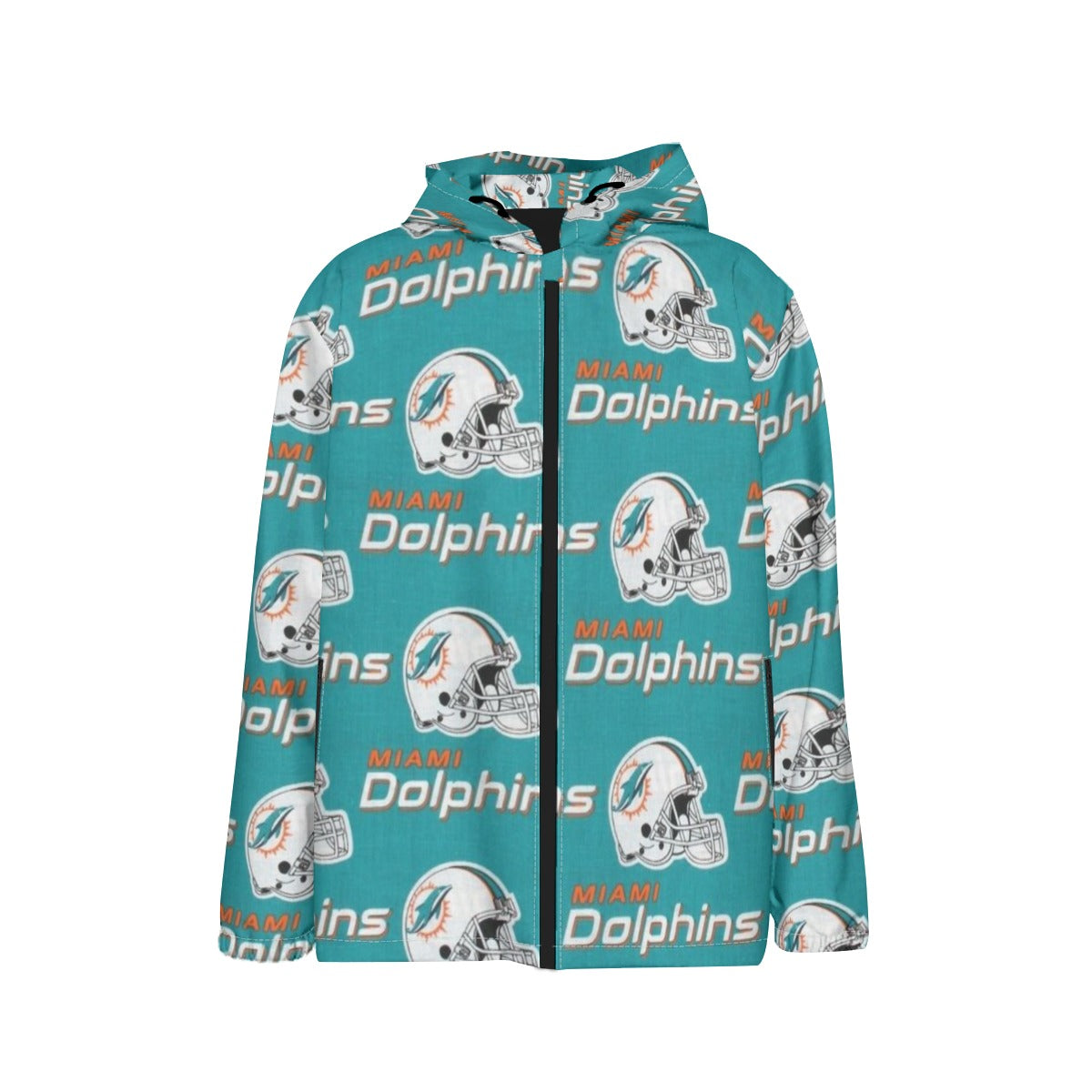 Miami Football Game Day All-Over Print Children's Waterproof And Windproof Jacket