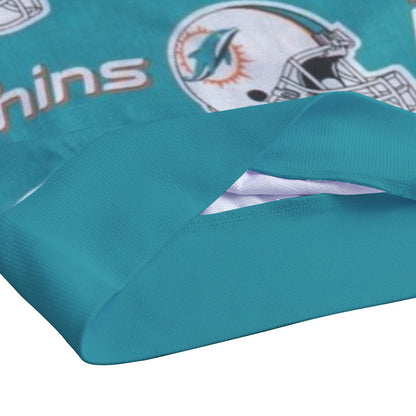 Miami Football Game Day All-Over Print Unisex V-neck Tank Top