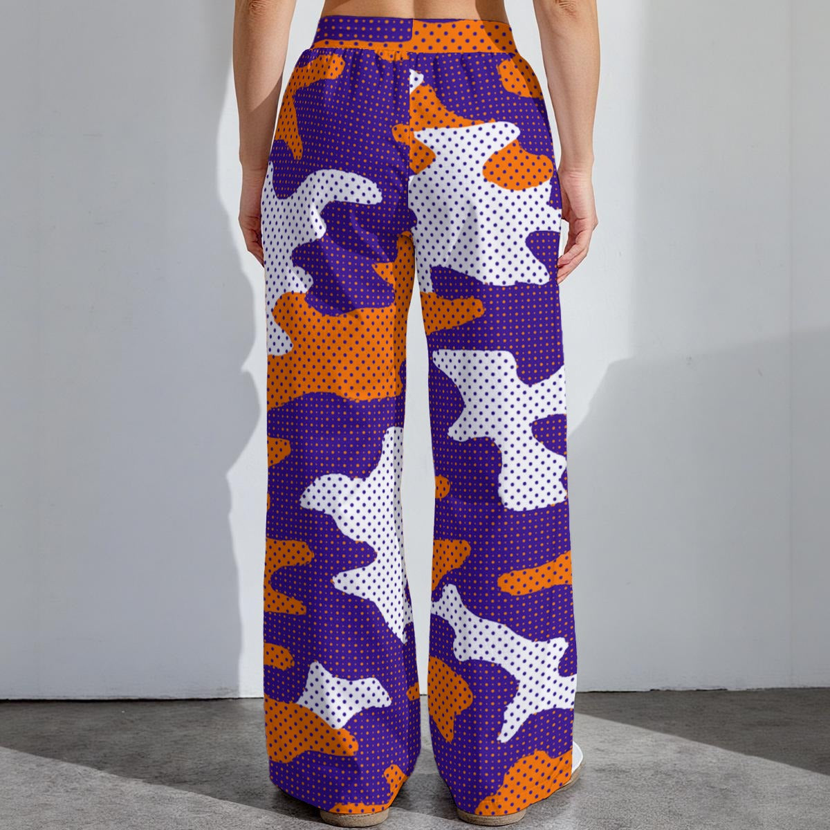 Clemson - Tigers camo Women's High-Stretch Casual Pants|290GSM
