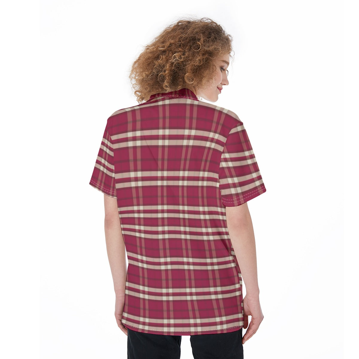 Indiana Tartan Plaid Bloomington Hoosiers Women's Shirt