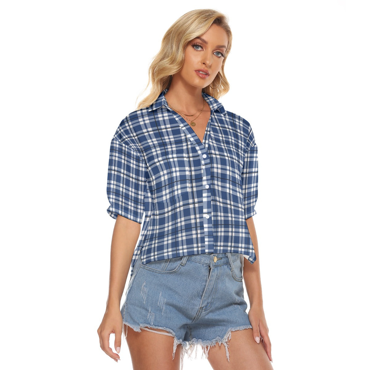 Arizona Wildcats Tartan Plaid Women's V-Neck Shirt – College Heritage Streetwear Style