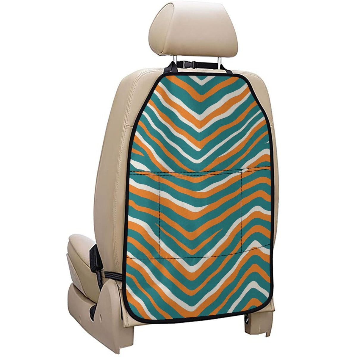 Miami Football Game Day Car Seat Back Storage Bag