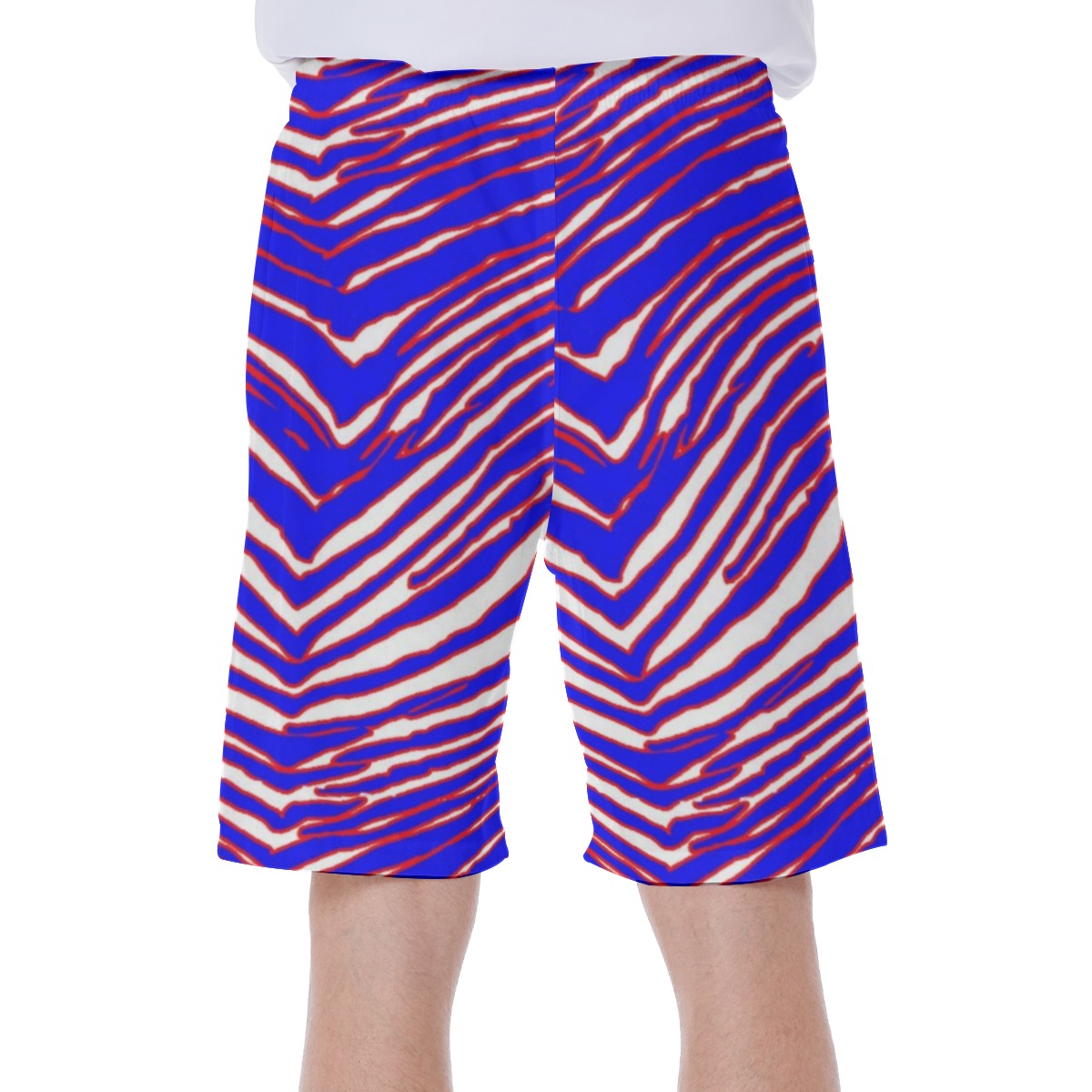 Buffalo Bills Zubaz Men's Beach Shorts With Side Pocket