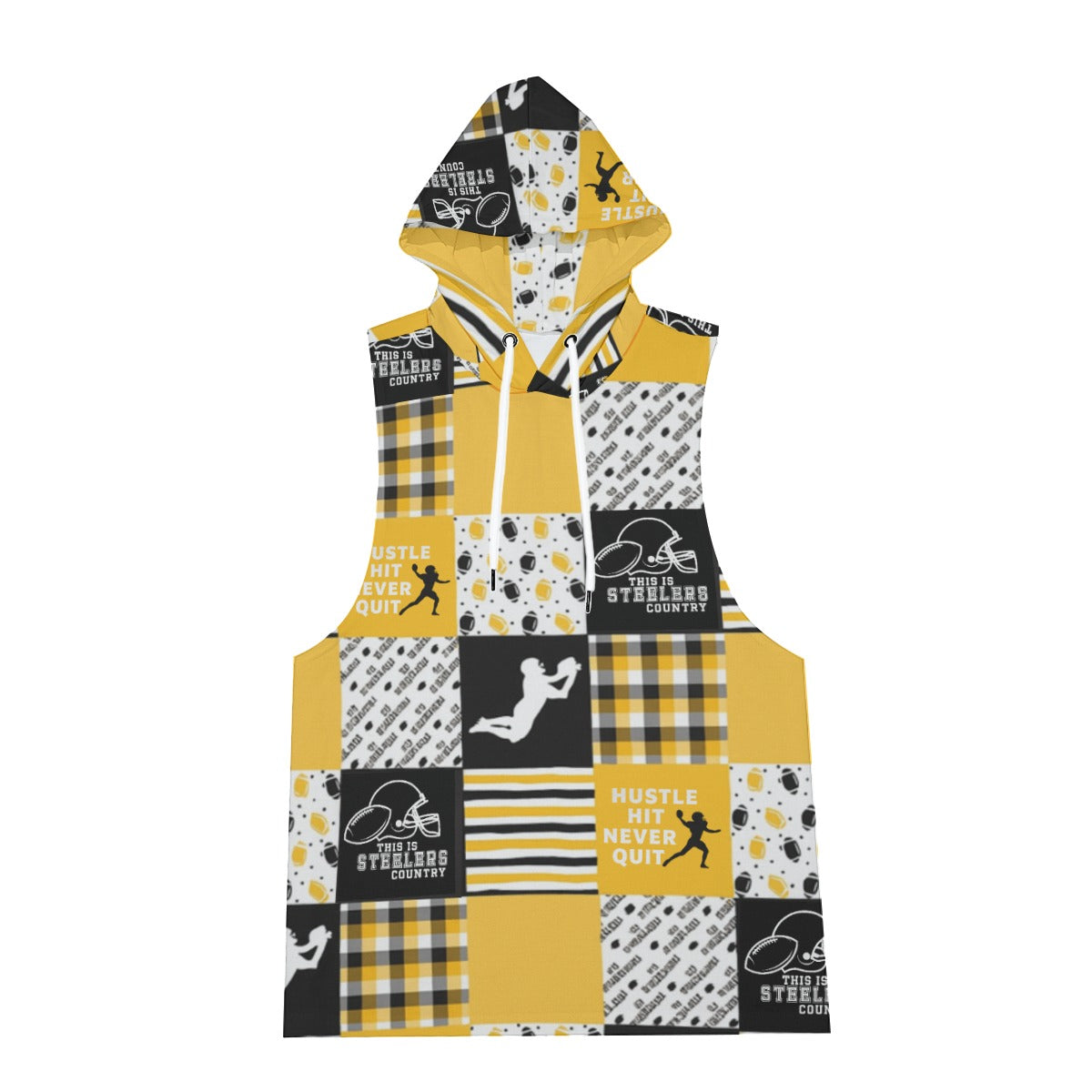 All-Over Print Men's Sleeveless Vest And Shorts Set